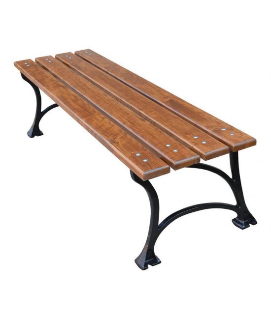 Lavička parková bez operadla 180 cm liatinová