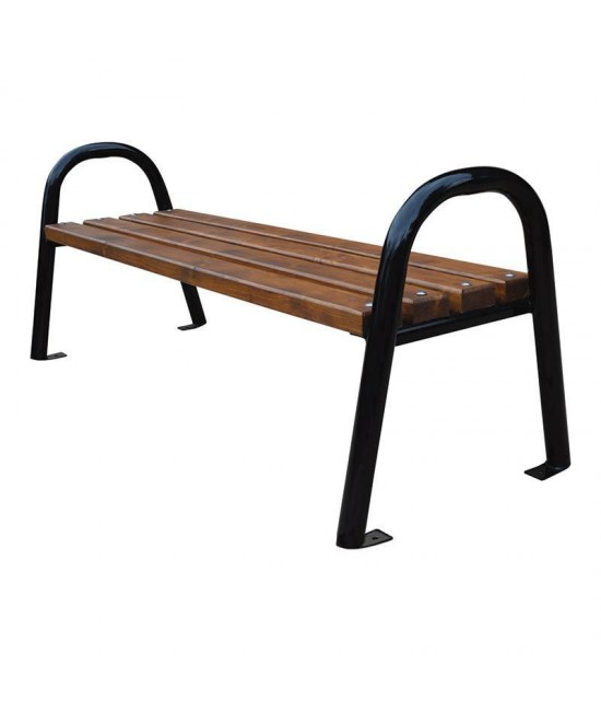 Lavička vonkajšia Modern bez operadla roura 150 cm